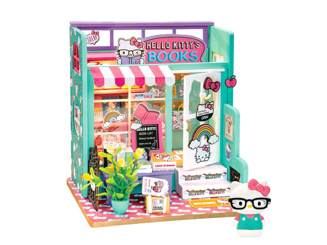 DIY 3D Puzzle - Hello Kitty Bookstore 53pcs