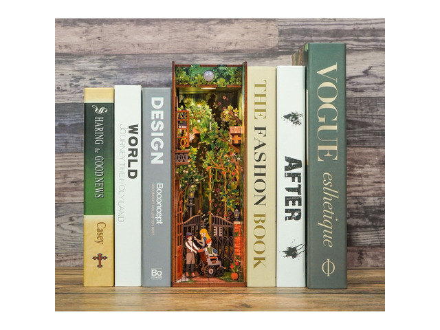 DIY 3D Book Nook Kit Secret Garden 80pcs