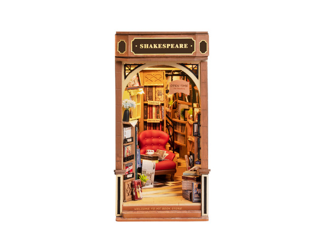 DIY 3D Book Nook Kit Bookstore 194 pcs