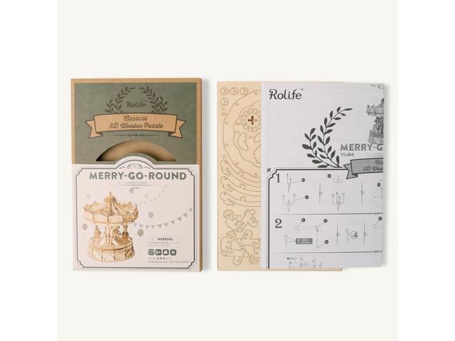 DIY 3D Puzzle - Merry-Go-Round - 174pcs