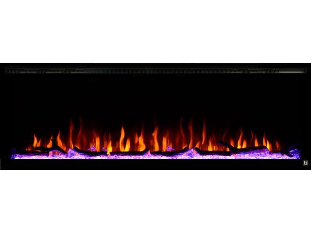 Photos - Electric Fireplace Touchstone Sideline Elite Smart 60' WiFi-Enabled  (Alexa