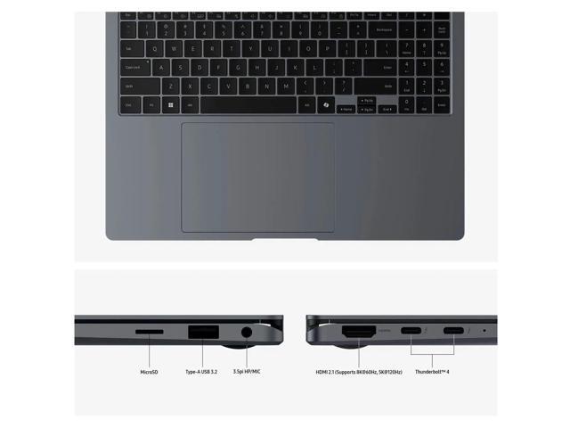 Samsung - Galaxy Book4 Pro 360 2-in1 16" AMOLED Touch Screen Laptop - Intel Core Ultra 7 - 16GB Memory - 1TB SSD - Moonstone Gray - image 4