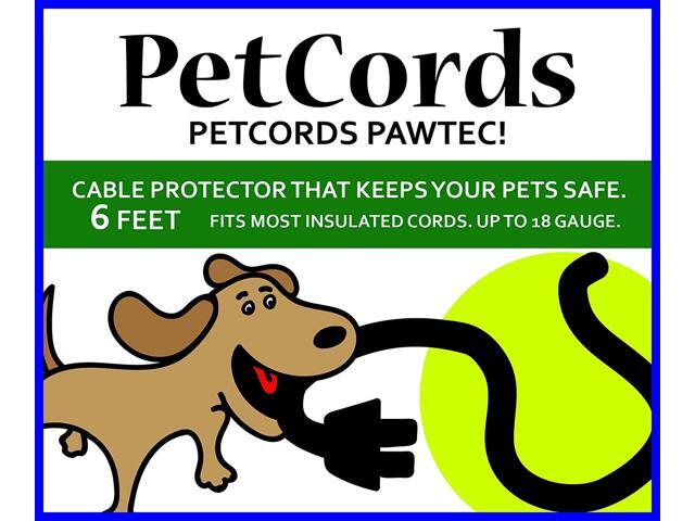 PetCords Mini 6ft Dog and Cat Cord Protector-Protects Your Pets from Chewing Through Charging Cables. Fits- iPhone, Android and Other USB Cables,...