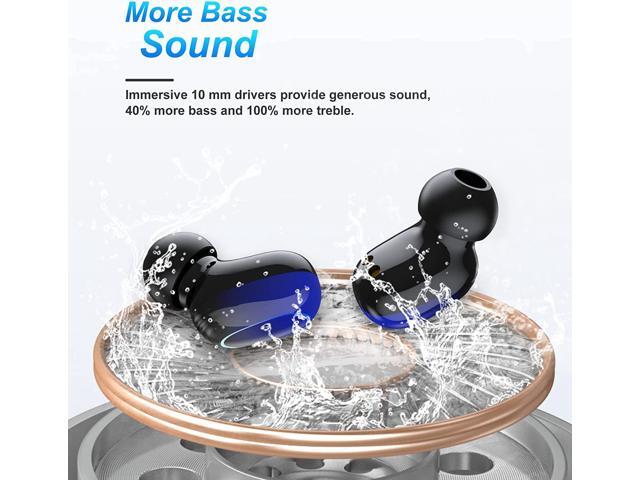 Bluetooth Earbuds True Wireless Earphones Touch Control with LED Charging Case IPX7 Waterproof Stereo in Ear Earphones Bluetooth 5.1 Deep Bass...