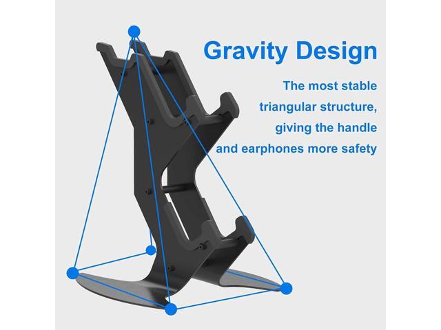Controller Holder, Game Controller Rack Headset Stand for Xbox Series X S/Xbox one / PS5 / PS4 / NS/PC/Headset, Aluminum Metal Mount Universal...