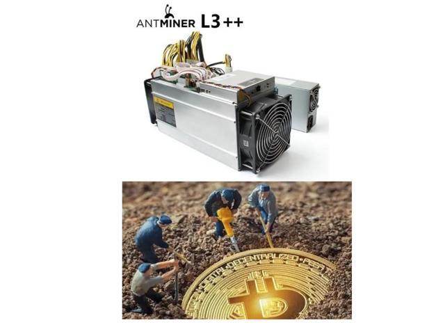 ANTMINER L3++( With Power Supply ) 580 MH/s Litecoin Dogecoin Merge mining LTC Miner Merge DOGE Miner LTC Mining Machine Better Than ANTMINER L3...