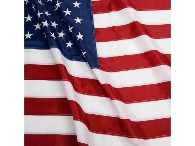 American Flag 3x5 ft Outdoor Heavy Duty US Premium Flag Embroidered Stars Nylon USA Flag Outdoors Sewn Stripes Fade Resistance Brass Grommets All...