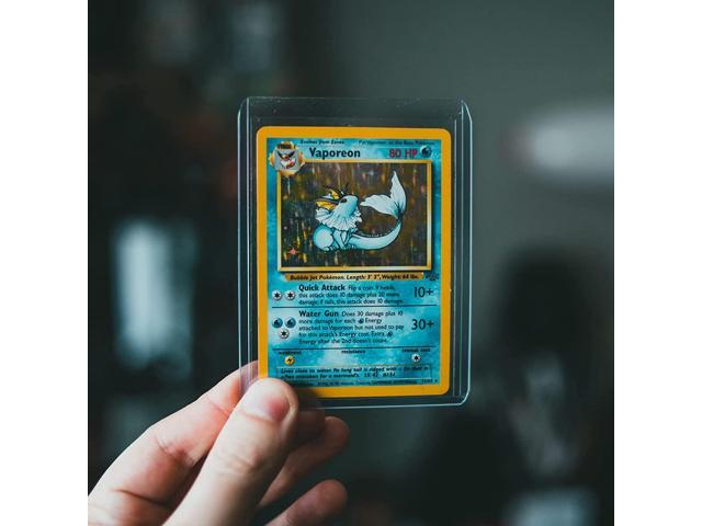 100 Pack Top Loaders Card Sleeves Trading Card,Penny Sleeves,Thick Plastic Toploaders,Holder,MTG,Yugioh,Pokemon Card,Baseball Card,Sports Cards