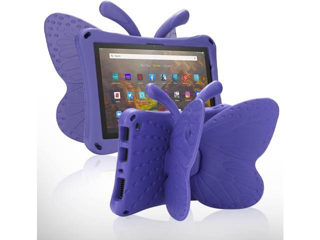 Fire 7 Kids Tablet 2022 Case for Kids Butterfly Case for Kids Girl EVA Full Cover Sturdy Fire 7 Tablet Kid Case with Stand Kids-Proof Shockproof...