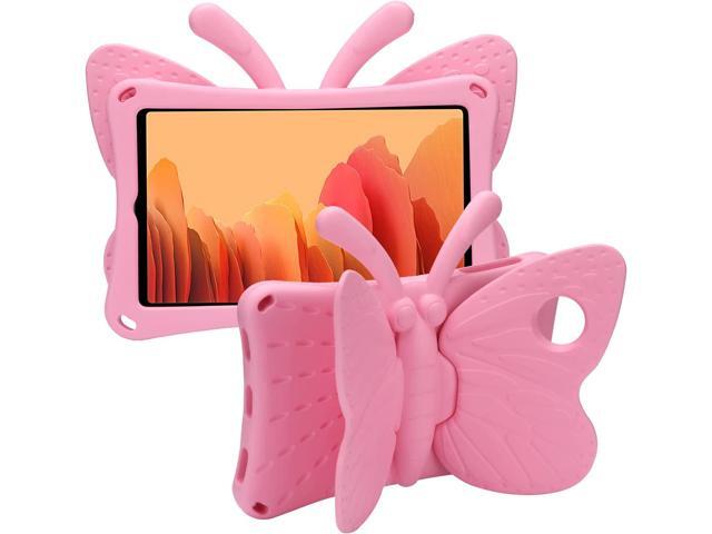 Fire HD 10 Kids Tablet 10.1 11th Gen Pretty Butterfly Case for Kids Girl EVA Foam Full Cover Sturdy Fire HD 10 Case with Stand Pencil Holder...