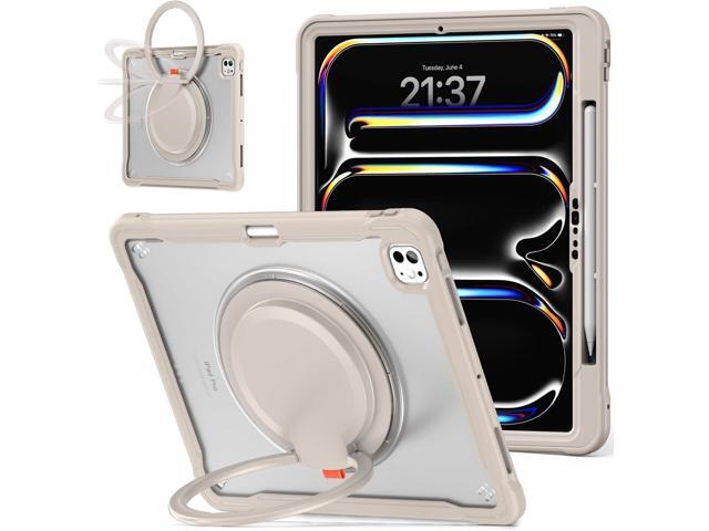 Batianda iPad Pro 13 inch Case 2024 M4 Chip Lightweight Dual-Layer Protective Tablet Cover, Durable Shock-Absorbing Corners with 360° Rotating...