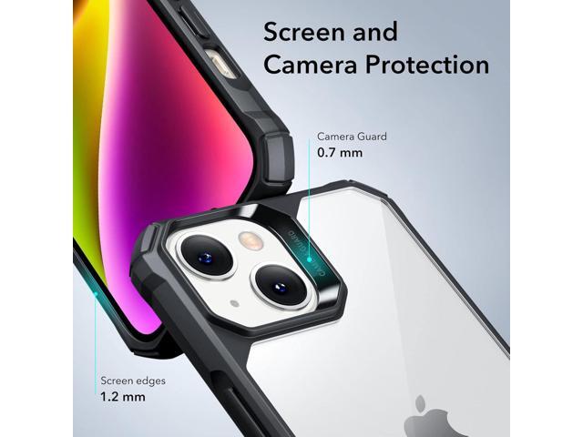 ESR for iPhone 14 Case/iPhone 13 Case, Military-Grade Protection, Shockproof Air-Guard Corners, Shock-Absorbing, Yellowing-Resistant Acrylic Back,...