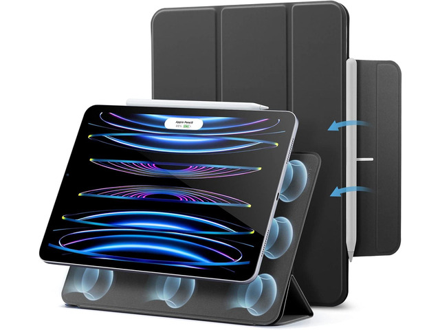 ESR for iPad Pro 11 Inch Case, iPad Pro 11 Folio Cover (2022/2021/2020, 4th/3rd/2nd Generation), Convenient Magnetic Attachment, 2-Way Stand, Full...
