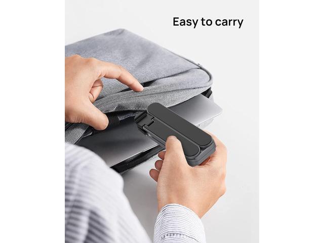 SODI Ultra Compact Foldable Laptop Stand - Portable Laptop Stand for Desk & Travel Use, Ergonomic Aluminum Computer Stand Holder with Adjustable...