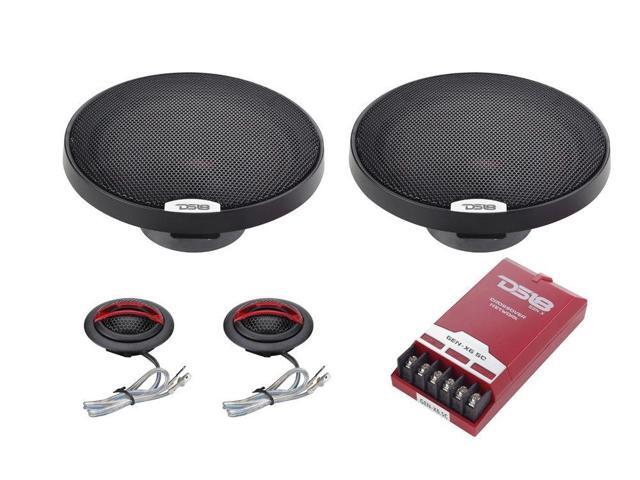 DS18 6.5' Inch 2 Way 150 Watts Max Component Speaker Set GEN-X6.5C with Tweeters