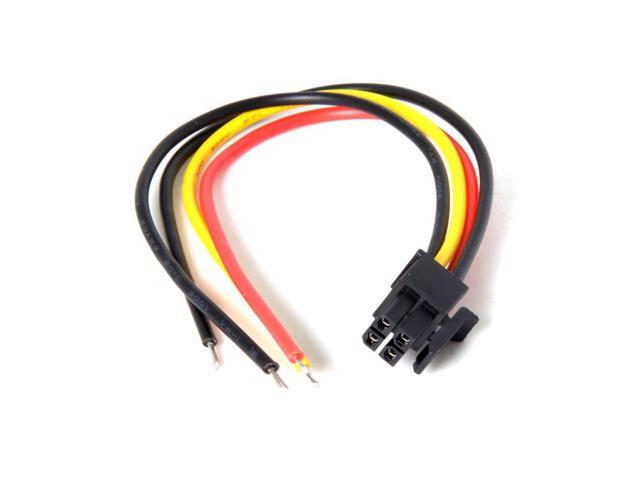 ATX Molex Micro Fit Pitch 3.0mm 4Pin Male to Open Wire Power Adapter Cable 15cm 20AWG UL1007