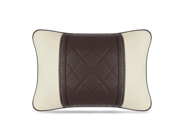 Car Pillows Napa Leather Car Seat Rest Cushion Car Lumbar Pillow for Mercedes Benz Maybach S-Class Lumbar Support Pillow car Accessories