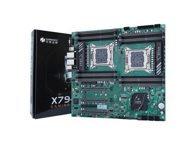 HUANANZHI X79 16D X79 Motherboard Intel Dual CPU LGA 2011 REG ECC DDR3 1333 1600 1866MHz SATA3 USB3.0 E-ATX witht VGA