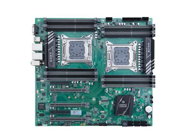 HUANANZHI X79 16D X79 Motherboard Intel Dual CPU LGA 2011 REG ECC DDR3 1333 1600 1866MHz SATA3 USB3.0 E-ATX witht VGA