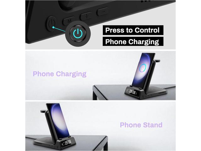 Charging Station for S24 Ultra, Wireless Charger for Galaxy S24+/S24/S23 Ultra/S23/S22/Note 20, Galaxy Watch 6/6 Classic/5/5 Pro/4, Galaxy Buds 2...