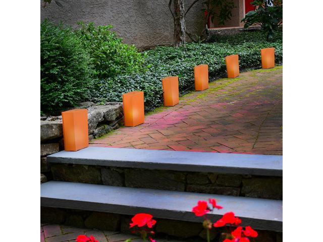 Electric LED Luminaria Kit, Tan - Set of 6