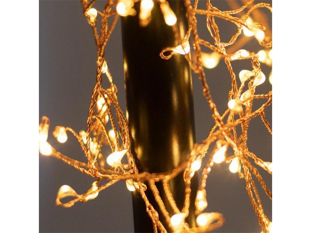 Battery Operated LED Firecracker Fairy String Lights, Copper - Set of 2