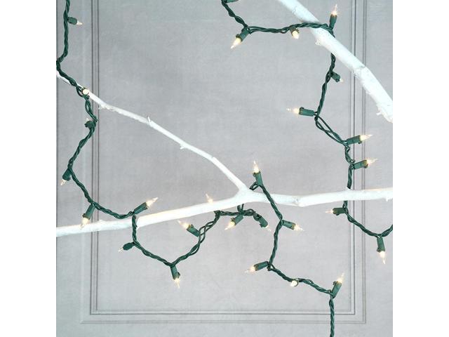 Electric Mini String Lights with 100 Clear Bulbs - Set of 2