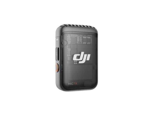 DJI Mic2 (2TX+1RX+Charging Case), Wireless Lavalier Microphone, Intelligent Noise Cancellation, 32-bit Internal Floating Recording, 820 Ft. Range,...