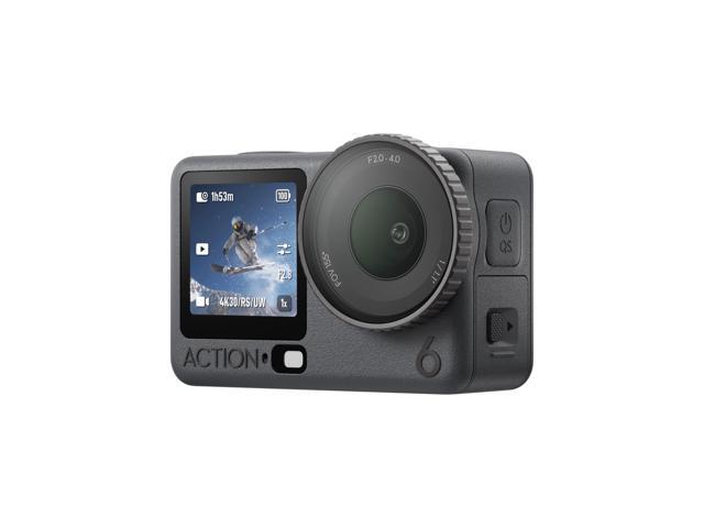 DJI Osmo Action 6 Action Camera features 1/1.1-inch square sensor, f/2.0 to f/4.0 variable aperture support, 8K motion recording support, smooth...