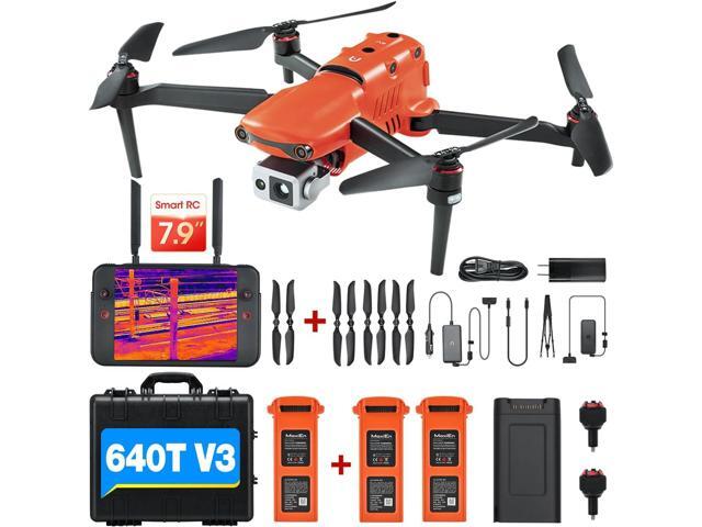 Autel EVO II Dual 640T V3, a 640x512 thermal imaging drone equipped with a 0.8-inch CMOS sensor and a 50-megapixel RYYB 8K sensor, supporting more...