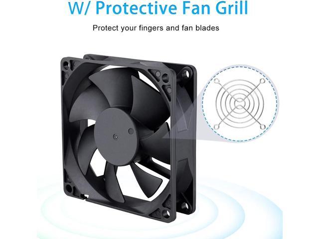 GDSTIME 80mm x 20mm Fan, 80mm 24V Dc Brushless Cooling Fan