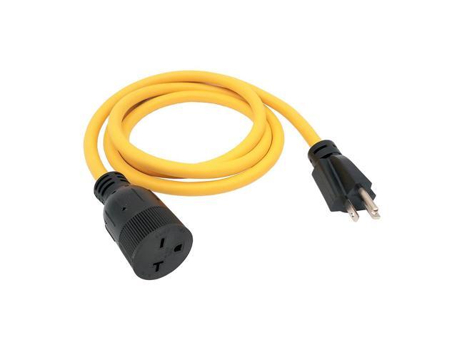 Parkworld 885743 NEMA 6-20 Extension Cord 6-20P to 6-20R (T Blade Female Also for 6-15R Adapter) 250V, 20A, 5000W 6 ft.