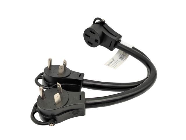 Parkworld 692361 RV (2)30A to 50A V adapter cord, (2) TT-30P male to 14-50R female, 1.5FT