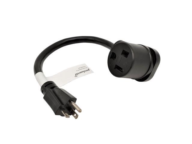 Parkworld 61339 NEMA 5-20P to 6-50R, Generator 20A to Welder 50A Adapter Cord, 20A 125V