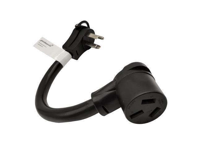 Parkworld 61438 RV to Dryer Adapter Cord RV Plug NEMA 14-50P to 10-50R Oven / Stove Female, 50A, 250V