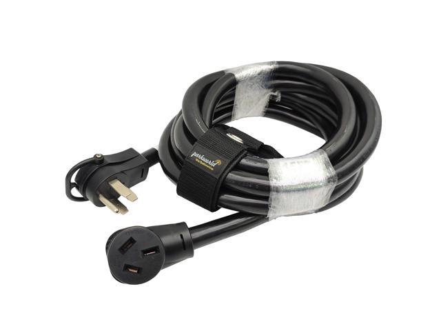 Parkworld 61438B RV to Dryer Adapter Cord RV Plug NEMA 14-50P to 10-50R Oven / Stove Female, 50A, 250V 15 ft.