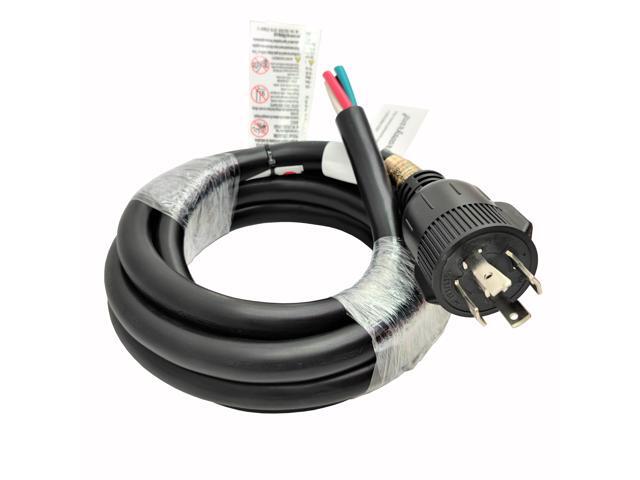 Parkworld 63913 L14-30P Generator 4-Prong 30amp Twist Lock NEMA L14-30 Plug Power Cord Set, UL Listed 10 ft.