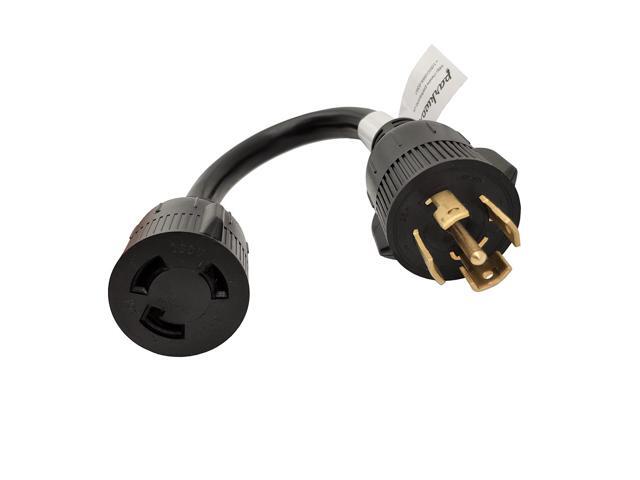 Parkworld 61292 AC Adapter Cord NEMA L21-30P to L6-30R 1 ft.