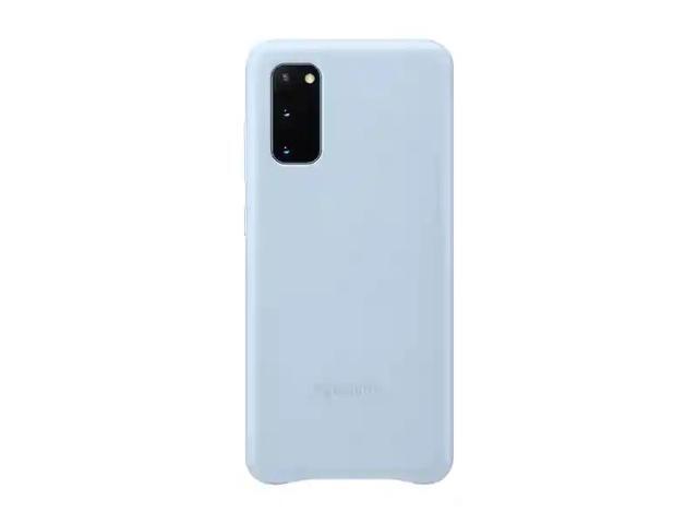 galaxy s20 5g leather cover blue