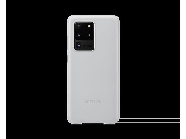 galaxy s20 ultra 5g leather cover silver