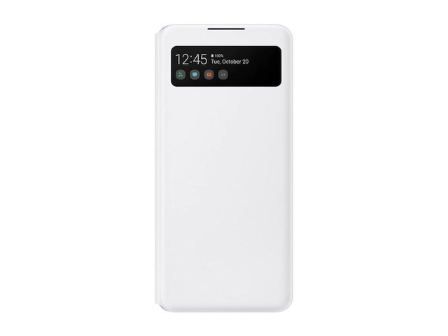 galaxy a42 5g's view wallet cover white