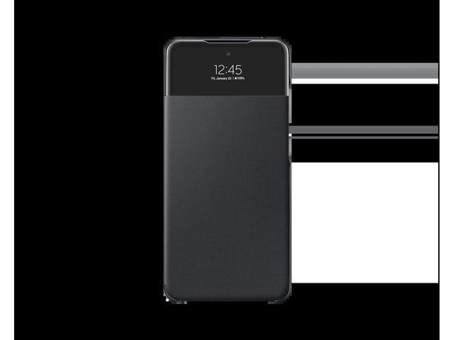 galaxy a52 5g's view wallet cover black