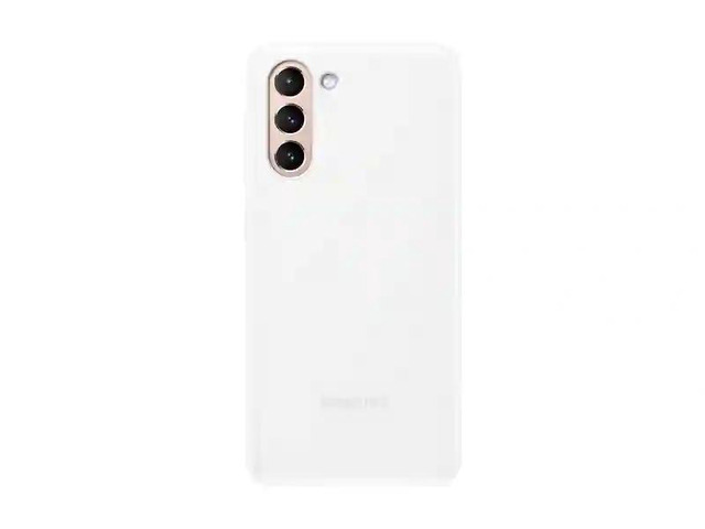 galaxy s21 5g led back cover white
