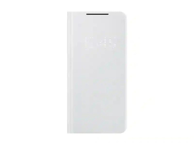 galaxy s21+ 5g led wallet cover gray