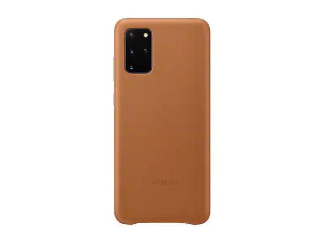galaxy s20+ 5g leather cover brown