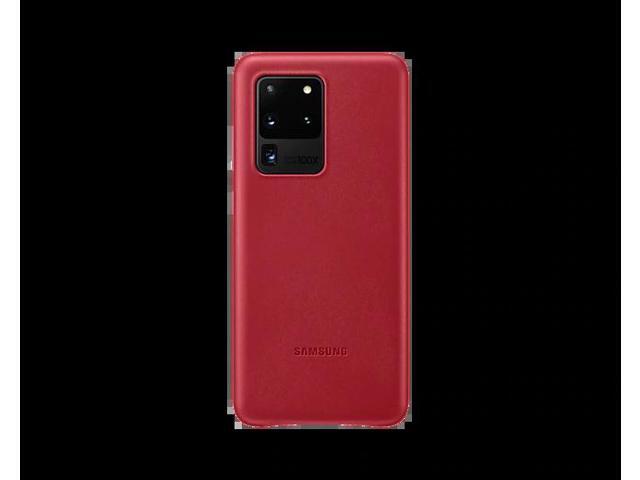 Galaxy S20 Ultra 5G Leather Cover, Red