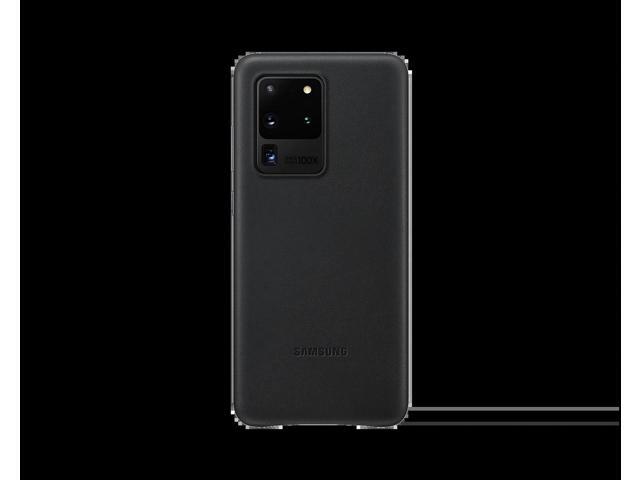 Galaxy S20 Ultra 5G Leather Cover, Black
