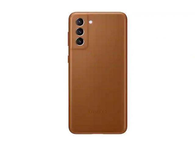 Galaxy S21+ 5G Leather Cover, Brown