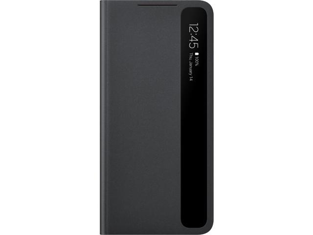 Samsung - S-View Flip Cover for Galaxy S21+ - Black
