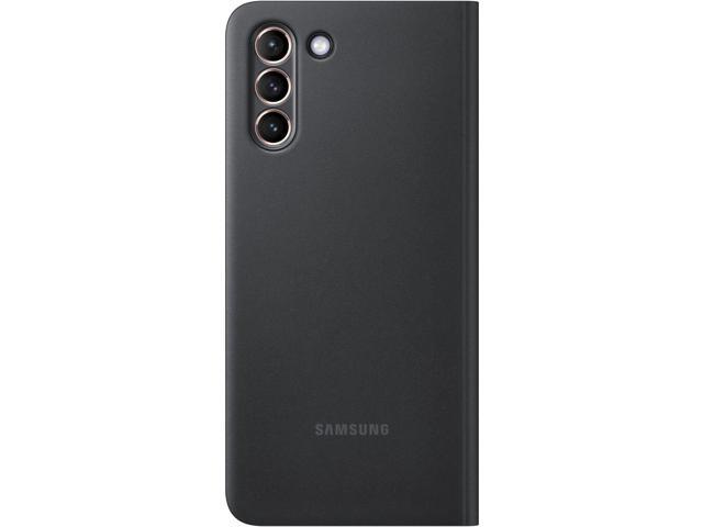 Samsung - S-View Flip Cover for Galaxy S21+ - Black
